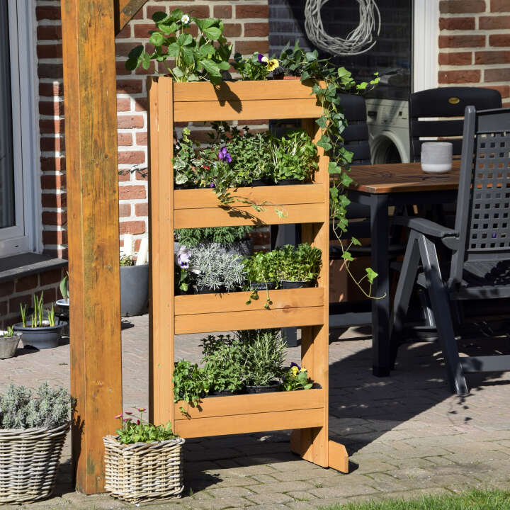 dobar Vertikalbeet mit 4 Pflanzkästen